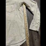 Madewell  Cotton Ivory Button Quiet Luxury Double Pocket Womens Work Shirt Medium Photo 7