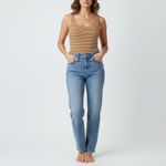 Active USA  Women's Striped Tank Bodysuit Amber White Size Large L Photo 7