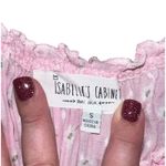 Isabelle's Closet Naomi Romper Pink White Daisy Print Small Floral Feminine EUC Photo 6