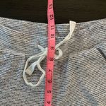 Loft  lounge small comfy pants drawstring textured black gray Photo 8