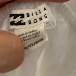 Billabong White 100% cotton Halter elastic maxi dress Photo 4