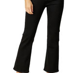 Risen  Jeans Mid Rise Ankle Boot Cut Jeans Size 5/27 Black Stretch EUC RDP5331 Photo 0