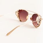Krewe Sunglasses with Gold Frame and Pink Lenses Photo 4