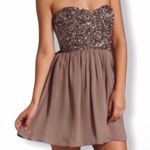 Parker Strapless  sequin dress Photo 1