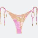 Elysiian  florence bikini top 
And
Bikini Bottom Pink Paisley NWT Photo 4