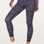 Lululemon  Train Times 7/8 Pant 25” Crystalline Multi Black Size 2 Rare Retired Photo 0