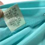 Nanette Lepore Strapless Silk Dress – Blue Peacock Feather Print - Size 6 Photo 4