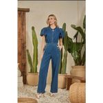 Sugar Lips  High Rise Sailor Wide Leg‎ Denim Jeans Blue XL NWOT Photo 2