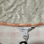 41 Hawthorn Size S Peach White Plaid Knit Pencil Dress NWT Stretch Summer Career Orange Photo 2