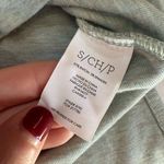 CAbi NWOT  Laidback Long Sleeve Light Green Sea Glass V-Neck Small Photo 4