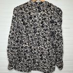 Tinsels Maison Française Women's Floral Print Long Sleeve Button Photo 2