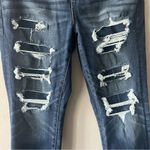 American Eagle  Distressed Patched Curvy Hi Rise Jegging Size 8 Photo 1