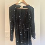 Brandy Melville  Bernice Wrap Around Mini Dress in Black And White Sz S Photo 2