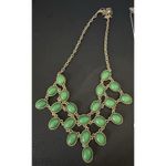 6 Piece Green Jewelry Bundle, Bracelets, Rhinestones, Earrings, Necklaces Photo 1