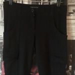 Theory 𝅺euc  cargo pocket skinny pants sz 4 black Photo 2