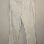 Good American Good Legs Straight White Jeans Raw Hem Ankle size 18 Plus Photo 1