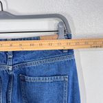 ZARA Tapered Pleated Mom Jeans Women's Size 6 High Waist Blue Denim Relaxed Fit Photo 6