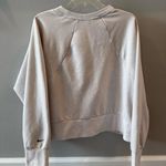 Nike Cropped Crew Sweatshirt (Cream, XL) Photo 2