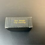 Vintage 1992 AVON Gold atone Tree Dangle Clip Earrings w/original box Photo 4