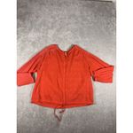 Free People  Stars Align‎ Cotton Eyelet Top in Orange Size M * Photo 2
