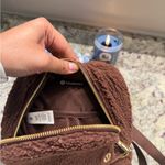 Lululemon  Brown Sherpa Mini Backpack Travel Hiking Photo 9