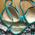 Floral Patterned Swim Dress 10 NWT Black Photo 4