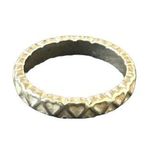 Pandora  Heart Stackable Ring Size 50 (5) 925 Sterling Silver EUC Photo 0