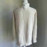 Abound  Women's Size XS Beige Oatmeal/Light Heather Mock Neck Ribbed Long Sweater Photo 1