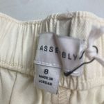 FREE ASSEMBLY Women’s Cuffed Pleated Shorts Size 8 New With Tags White Photo 5