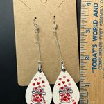 Hearts Jar Teardrop Dangle Earrings New Photo 1
