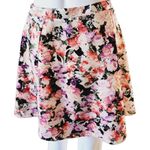 Buckle Lily Rose Black Floral Scuba Skater Mini Skirt Size Medium Photo 4