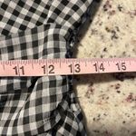 BAILEY 44 Black White Gingham V Neck Twist Knot Smocked Waist Midi Dress Medium Photo 10