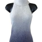 Bebe 90's RARE  metallic ombre angora sleeveless turtleneck sweater top Photo 0