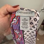 Catherines ‎ Multicolor Purple Pink White Floral Cardigan Kimono Open Front 2X Photo 4