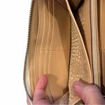 Kate Spade  Rainbow Stripe Zip Around Wallet Leather Multicolor Photo 5