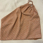 Abercrombie & Fitch Pink Patterned One Shoulder Top Photo 0