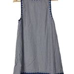 Vineyard Vines Geo Prep Embroidered Marlin Blue Stripe Shift Mini Dress 10 Photo 1