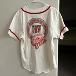 Vintage Detroit Red wings cotton jersey tee Size L Photo 3