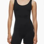 Aritzia TnAction Shake-It Bodysuit Womens XL Black Sleeveless One Piece Athletic Romper Photo 0