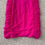 American Threads  Hot Pink Ruched Mini Dress Photo 2