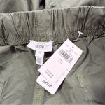 Aerie NWT  Women’s Avenue Baggy Cargo Pants Pull On Lightweight in Green Flame L Photo 11