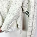 Adidas  Heathered Gray Cropped Knit Crewneck Sweatshirt L Photo 3