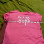 Pink for the Cure shirt/ breast cancer awareness shirt Susan G Komen Size XL Photo 5