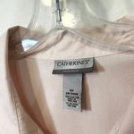 Catherines Plus Size 26/28 Top 3X Pink No Iron Button Up Shirt Long Sleeve 1762 Photo 6