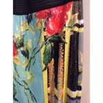 Midi Floral Skirt Clear bling Medium M Petit Pois Viviana G Sequins Photo 1