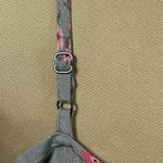 Blue Life  Kaitlyn Top Magenta Mini Floral Sleeveless Grey Pink Size L Large Photo 5