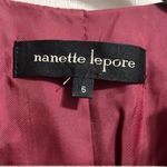 Nanette Lepore 💖 Wine Red Casino Royale Double Breasted Belted Dress Photo 3