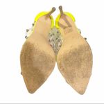 Bella Marie  Size 10 Yellow Clear Strappy Studded Stiletto Heels Photo 5