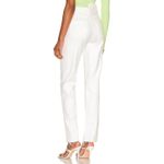 AGOLDE Criss Cross Straight Jeans Womens 24 White Organic Cotton High Rise Chic Photo 4