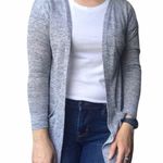 CLEARANCE! Gray Long Duster Cardigan Size M VGUC Size M Photo 7
